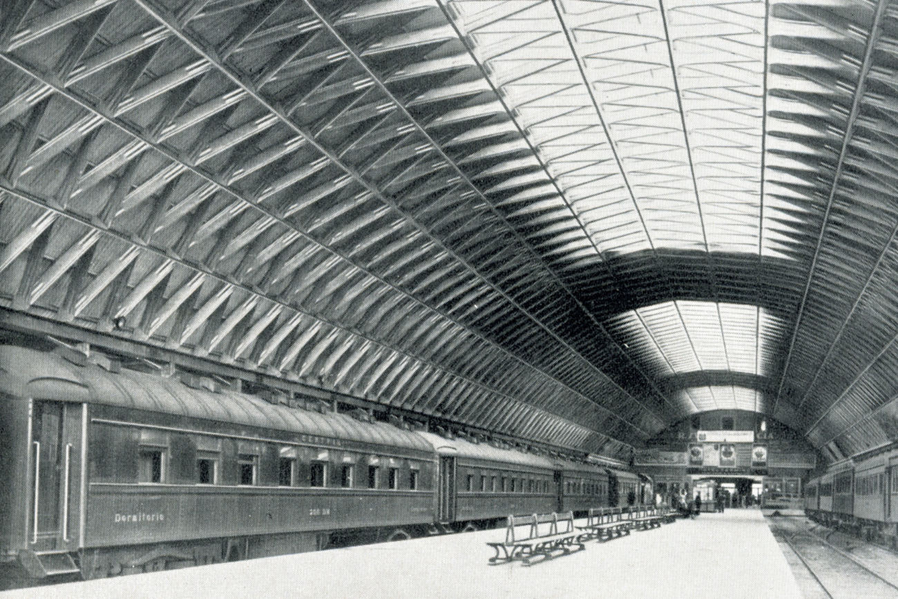 Stahl-Lamellen-Konstruktion Bahnhof Sao Paulo