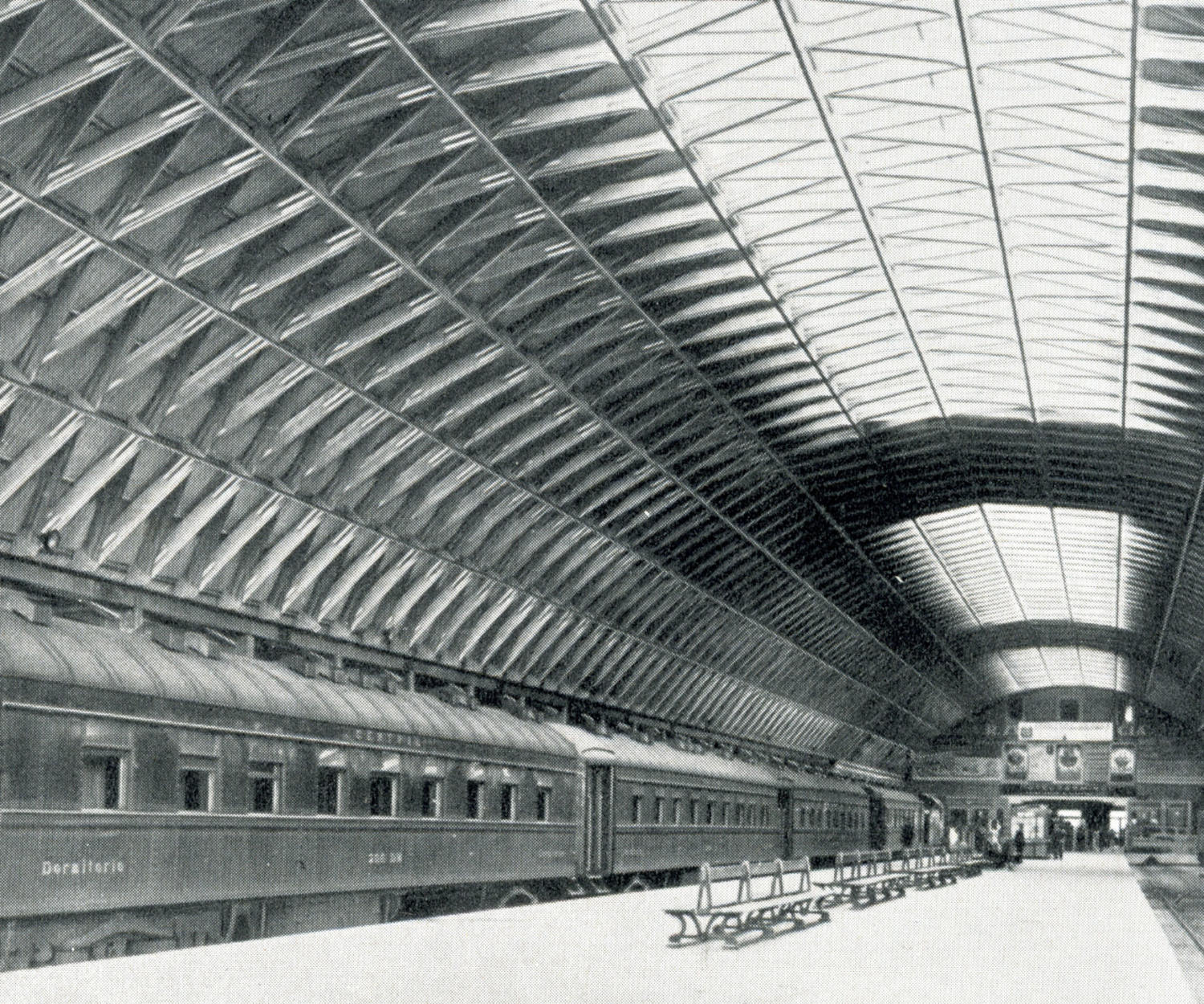 Stahl-Lamellen-Konstruktion Bahnhof Sao Paulo