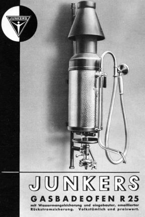 Junkers Gasbadeofen R 25 - Prospekt
