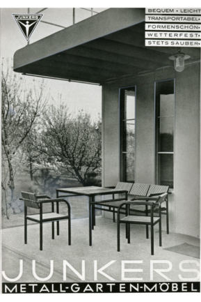 Junkers & Bauhaus - Prospekt Junkers Metall-Garten-Möbel