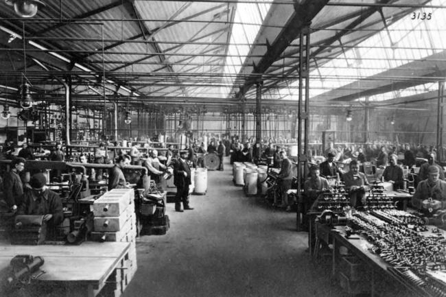 Werkhalle der Junkers & Co. Jco