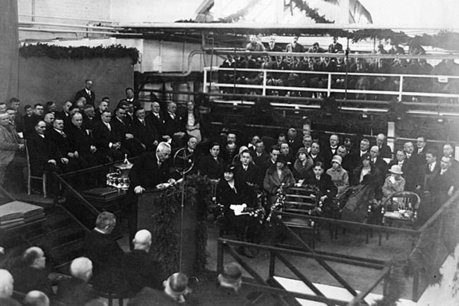 Festveranstaltung zum 70. Geburtstag von Prof. Junkers - Rede von Hugo Junkers