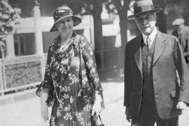 Hugo und Therese Junkers in Baden-Baden