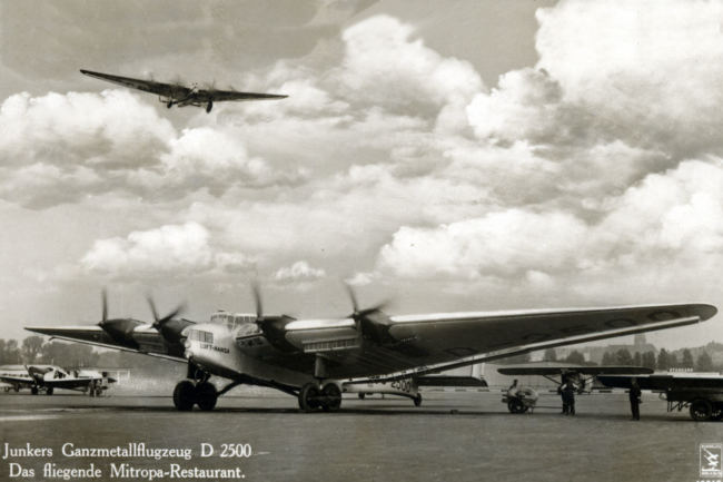 Junkers G 38 D-2000 und Junkers G 38 D-2500 "Das fliegende Mitropa-Restaurant" der Lufthansa