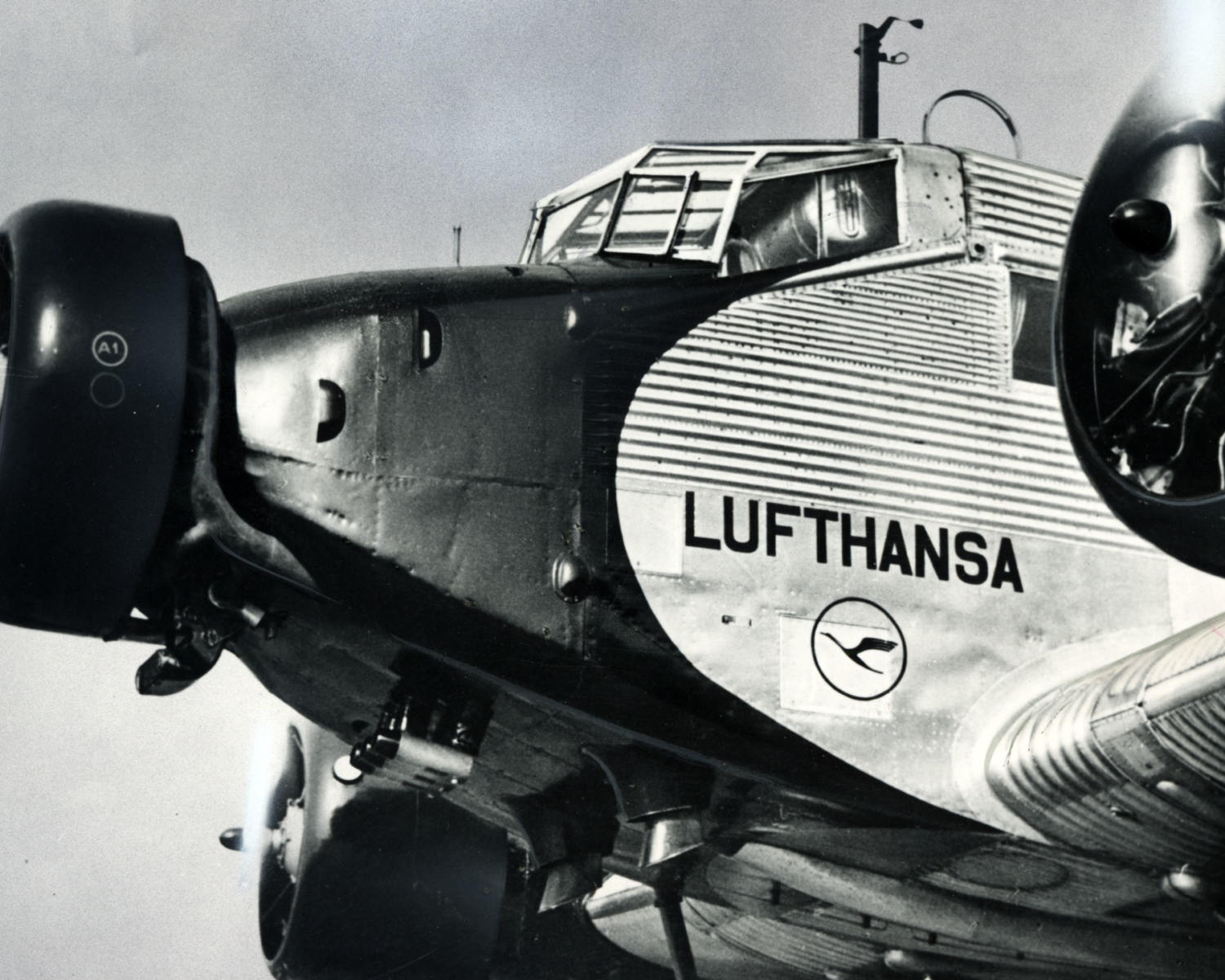 Motorvorbau der Ju 52/3m
