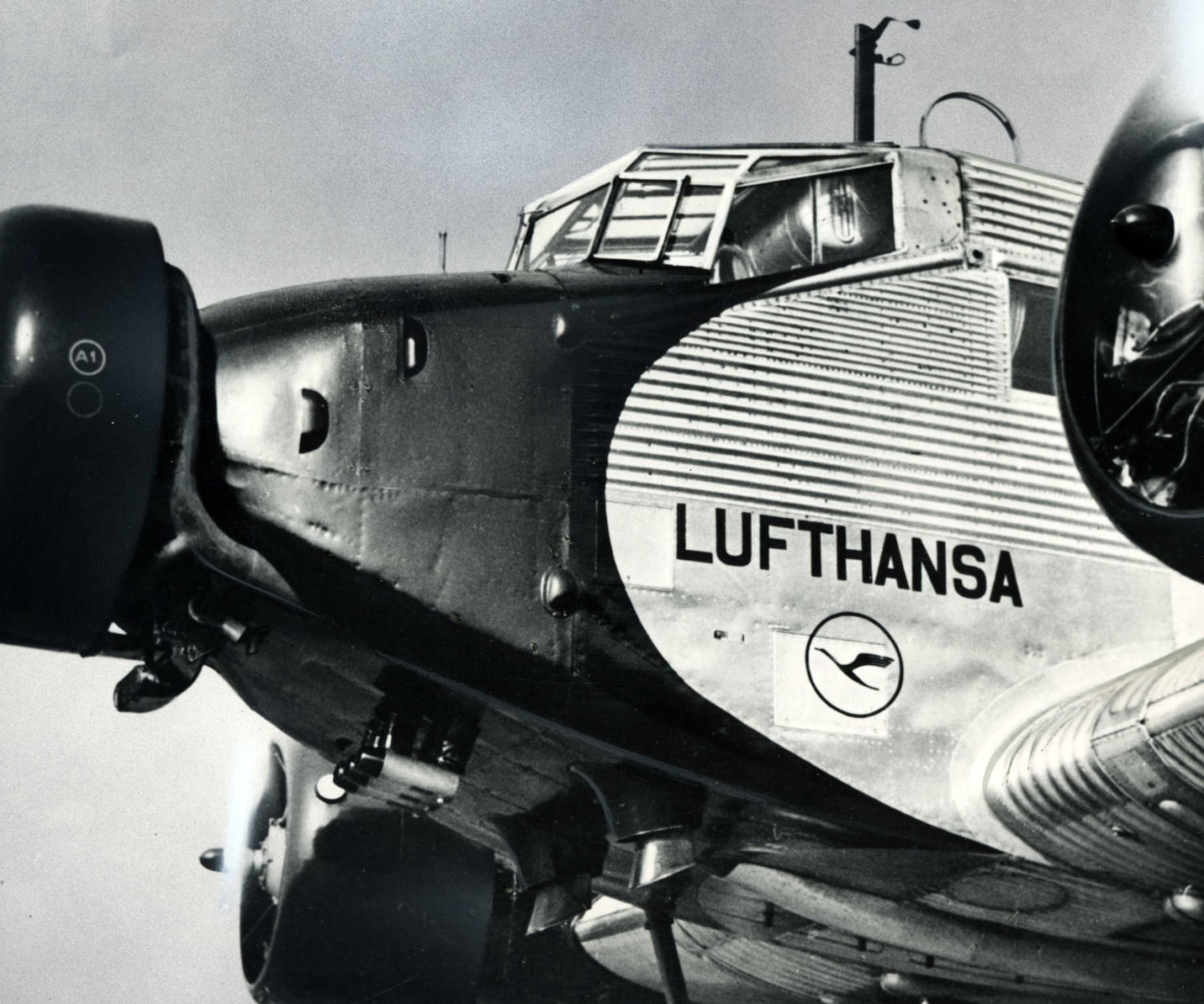 Motorvorbau der Ju 52/3m