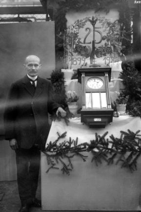25jähriges Dienstjubiläum von Meister Paul Klaus, Eintritt am 08.03.1899