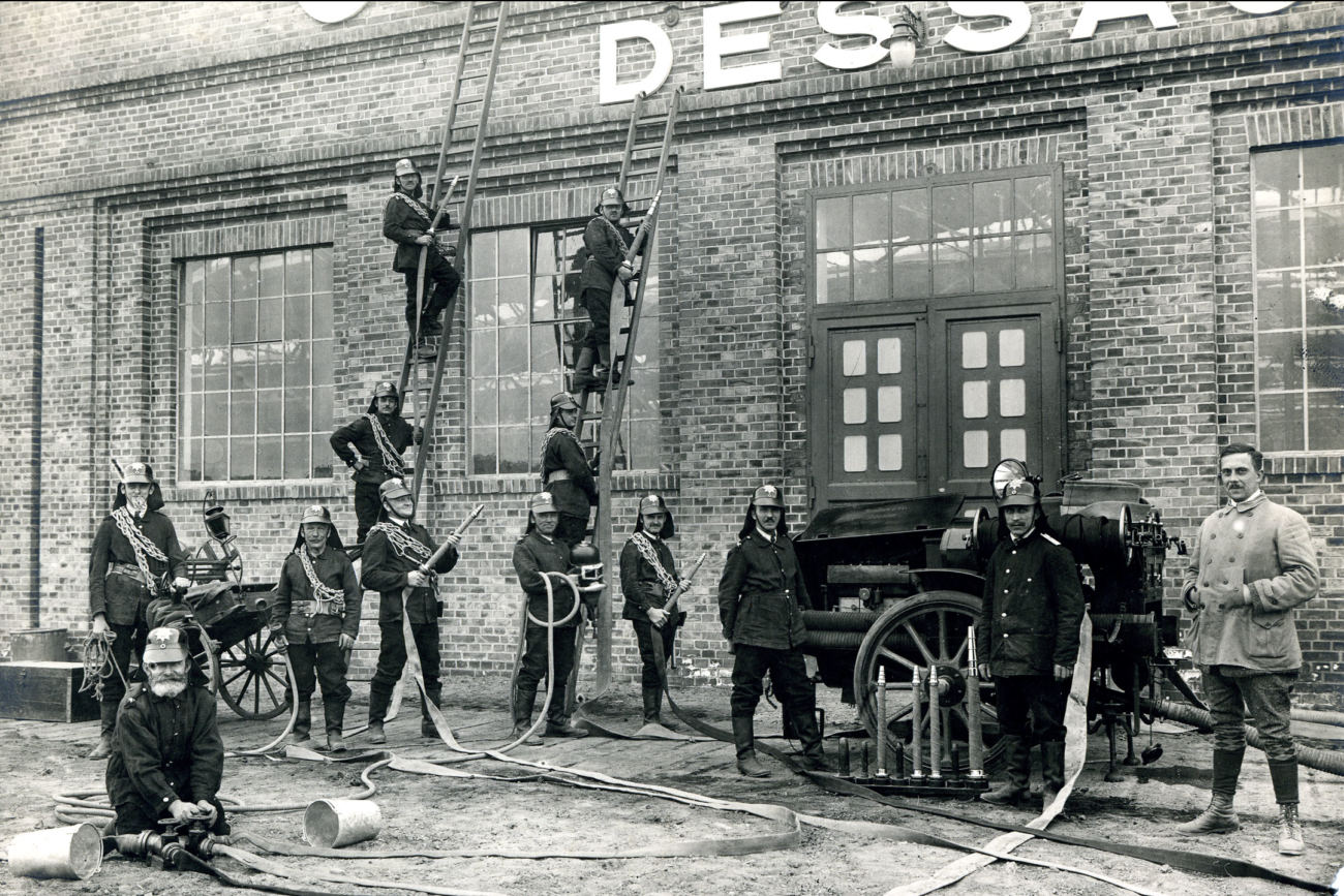 Feuerwehr von Junkers & Co. in Dessau