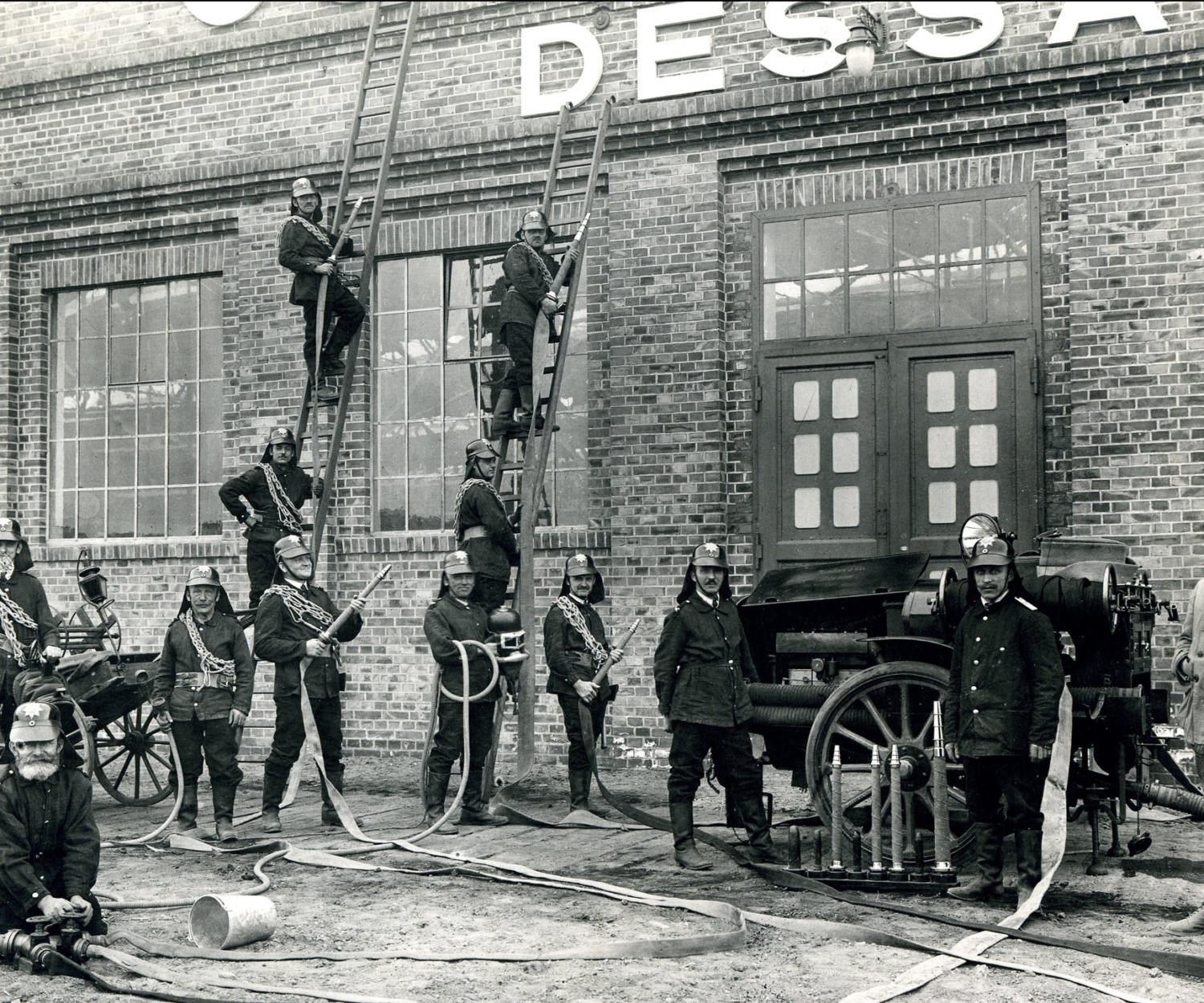 Feuerwehr von Junkers & Co. in Dessau