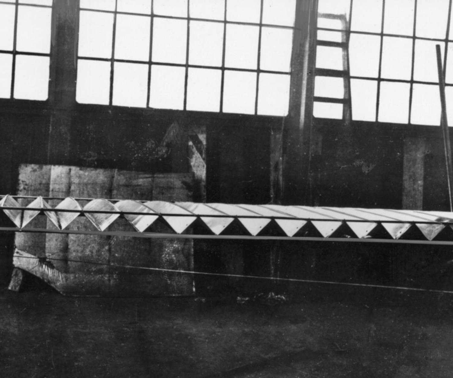 Wellblechtragfläche, gebaut bei Junkers & Co.