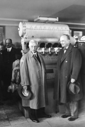 Schweröl-Flugdiesel JUMO 204 Pressevorführung 1931