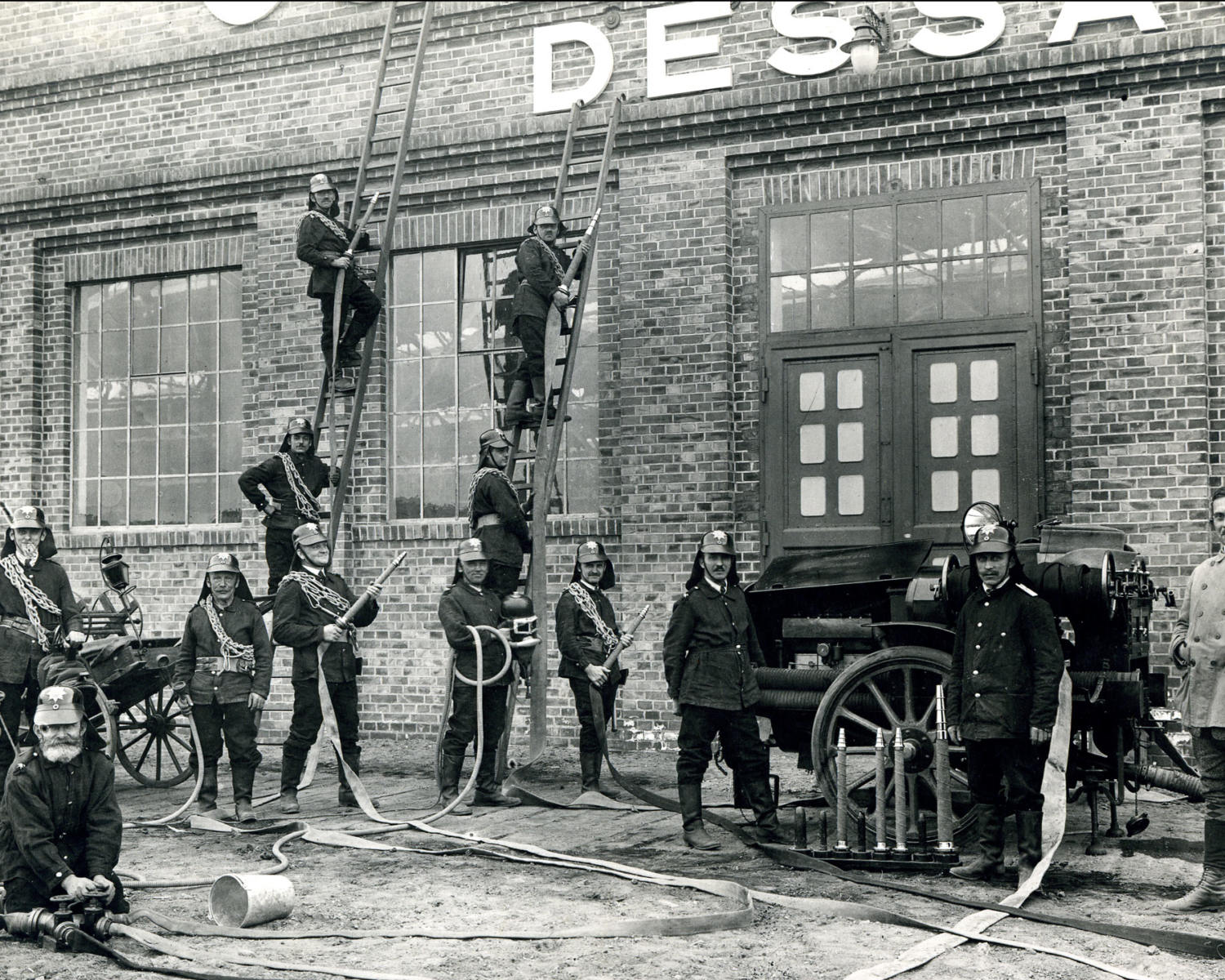 Feuerwehr von Junkers & Co. in Dessau